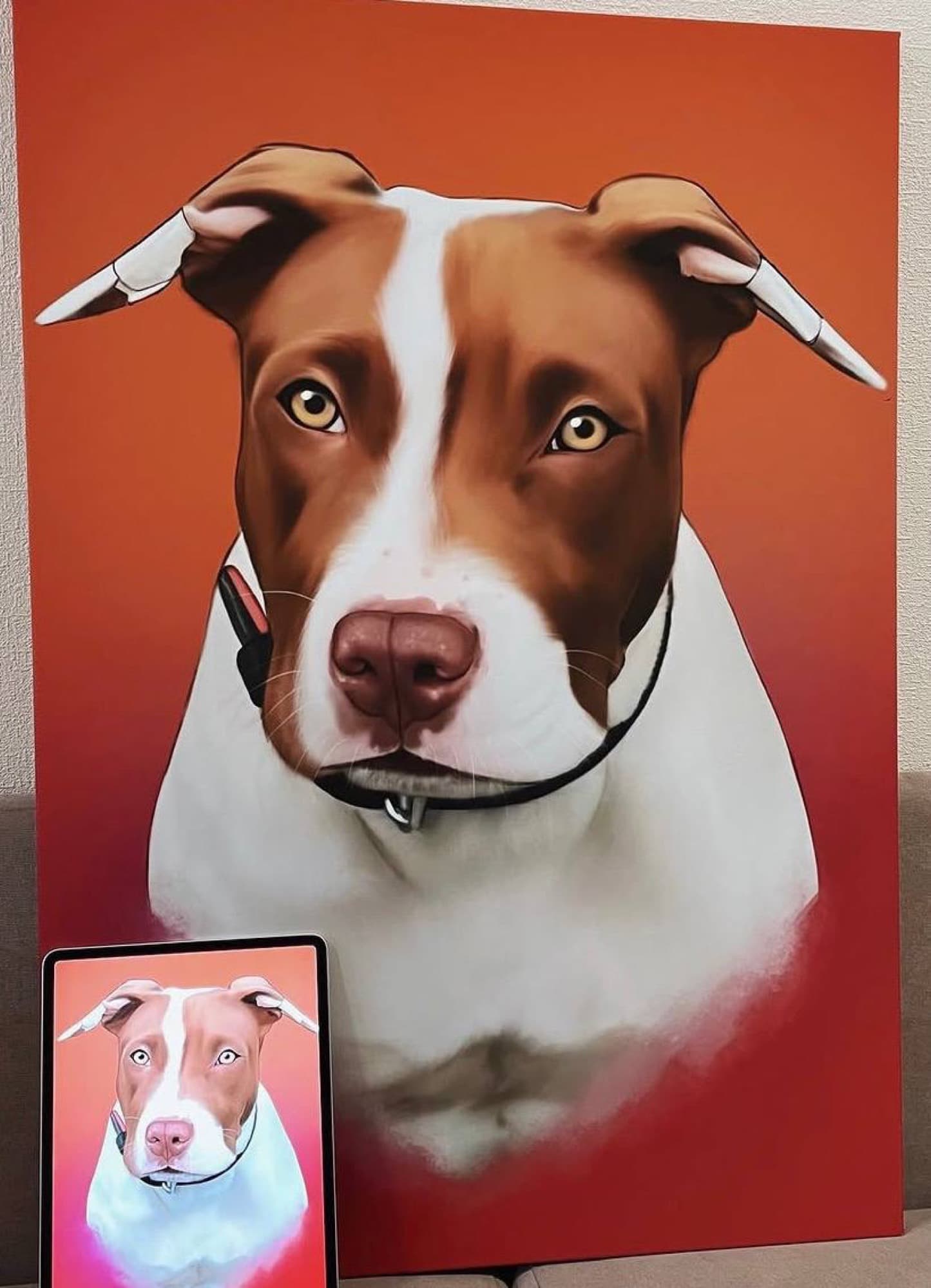 Dog portrait I, classic style